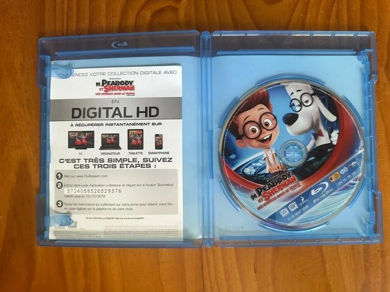 blu-ray m. peabody en sherman de tijdreizen – photo 2